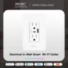 WiFi Smart Power Wall Socket with Type C And USB Dual Outlet Plug Power Outlets Support Alexa Google Home 1