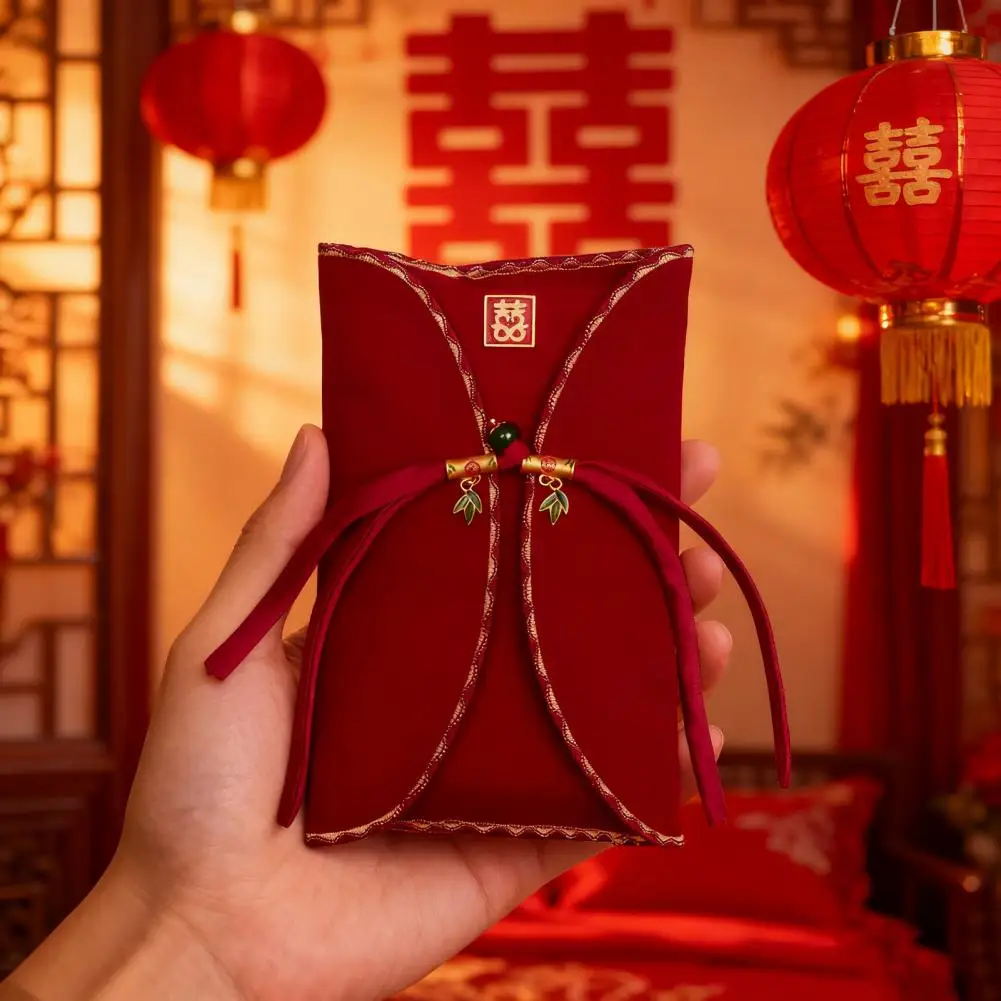 20*12cm Chinese Red Envelopes For Wedding Large Traditional Red Pocket Lucky Money Hong Bao Hollow Out For Newlyweds Bride Groom