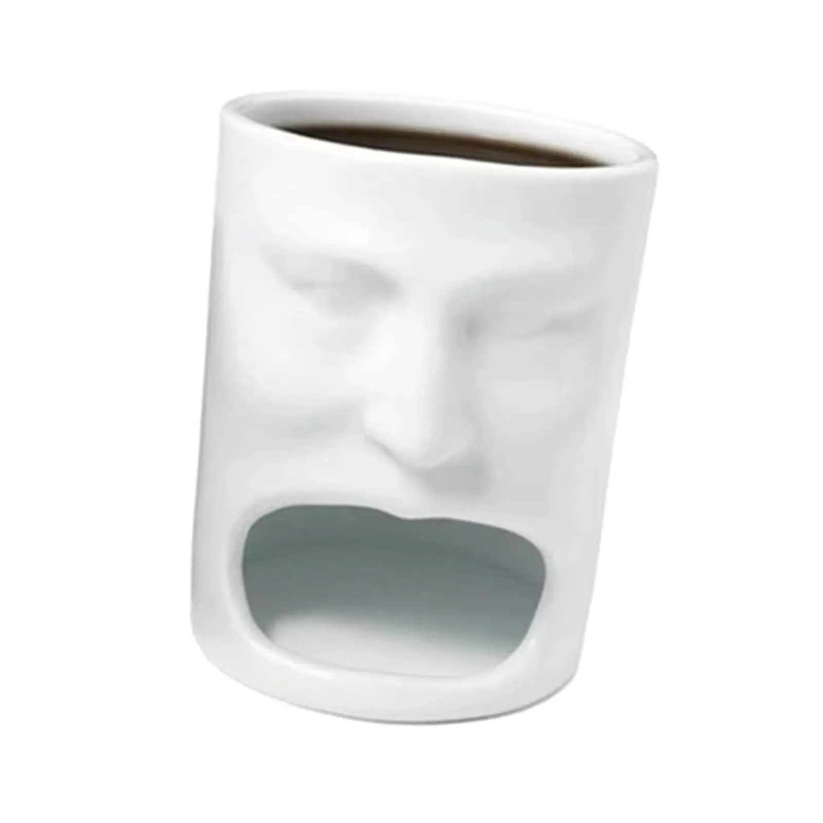 Ceramic Latte Mug with  Holder Tray 100ml--200ml Modern Open Mouth for Home Wedding Kitchen Birthday Valentine`s Day Gift