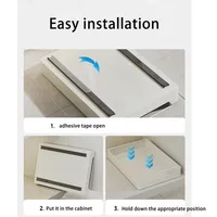 ใหม่ห้องครัวชั้นวางของรางสไลด์ดึงห้องครัวประเภทลิ้นชักถาดเครื่องเทศกล่องชั้นวางของตู้ Organizer 5