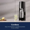 Terra Sparkling Water Maker Bundle (Black), with CO2, DWS Bottles, and Bubly Drops Flavors 6