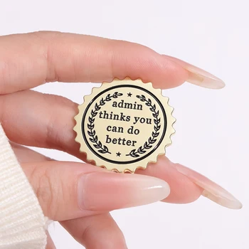Admin Thinks Enamel Pins Brooches Lapel Badges  4