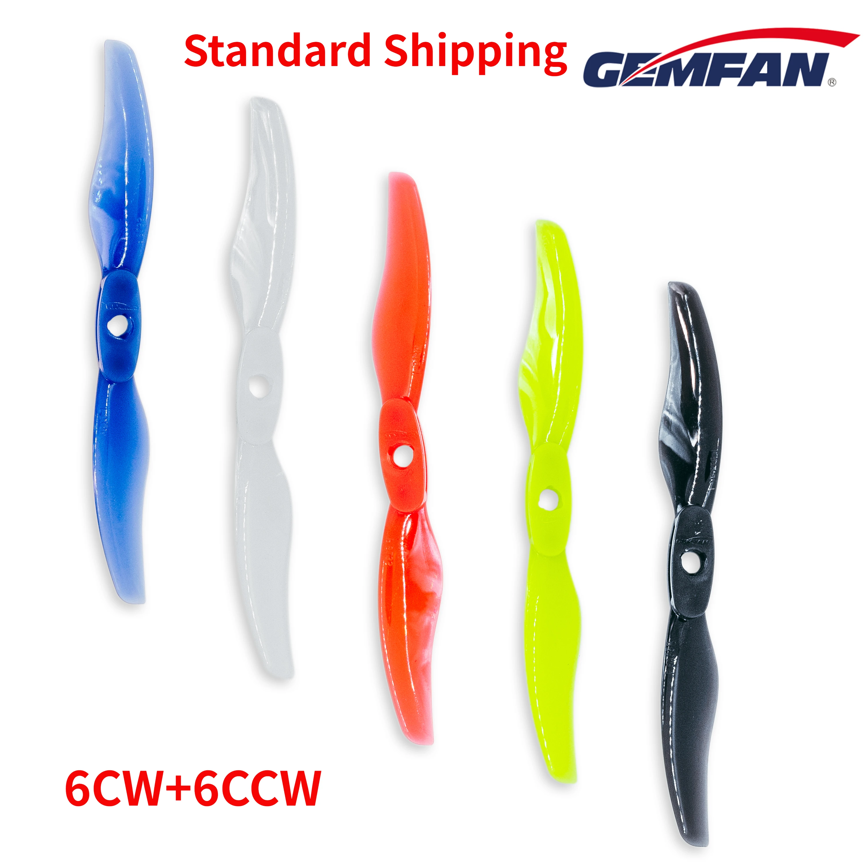 

Gemfan Floppy Proppy F5135-2 5.1X3.5 2-Blade PC Propeller for RC FPV Racing Freestyle 5inch Mini Long Range Drones DIY Parts