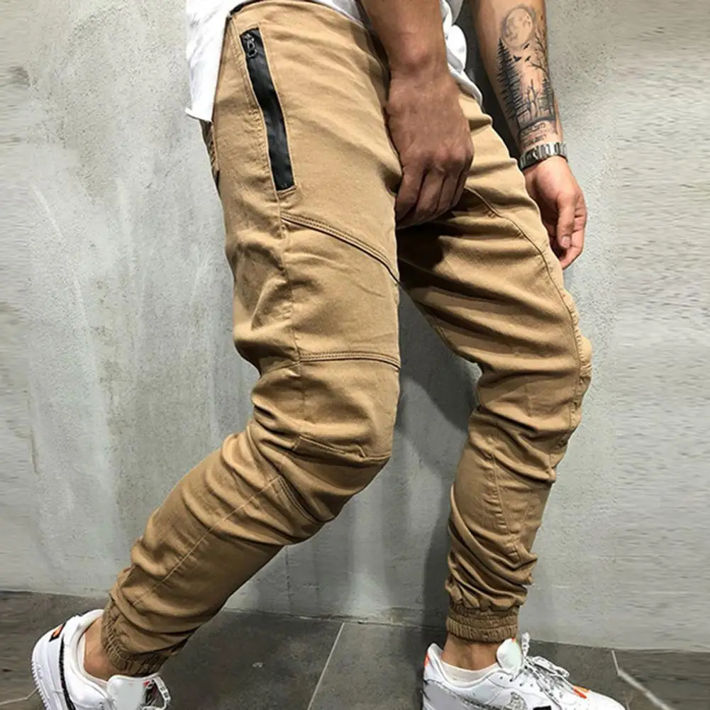 Men Pants Drawstring Men Sweatpants fashionable wide leg pants wide leg pants fashion pants Simplicity Fashionable Fantastic Fashion Long Cargo Trousers
