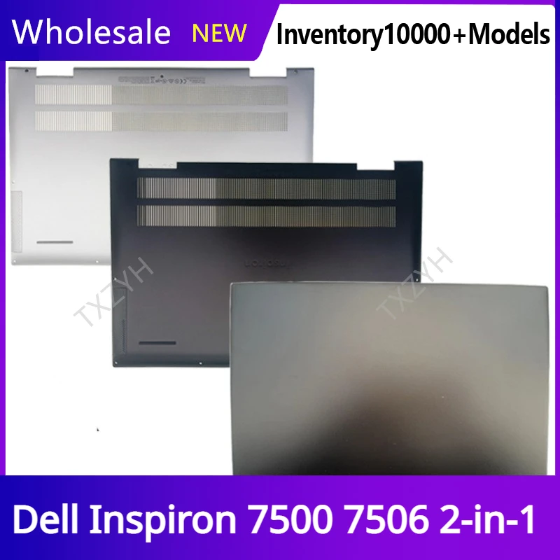 

New Original For Dell Inspiron 7500 7506 2-in-1 Laptop LCD back cover Front Bezel Hinges Palmrest Bottom Case A B C D Shell