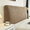 Leaves Jacquard Headboard Cover Luxury Soft Short Plush Bed Head Cover All-inclusive Bedside Protector Cover Slipcovers Bedroom 6