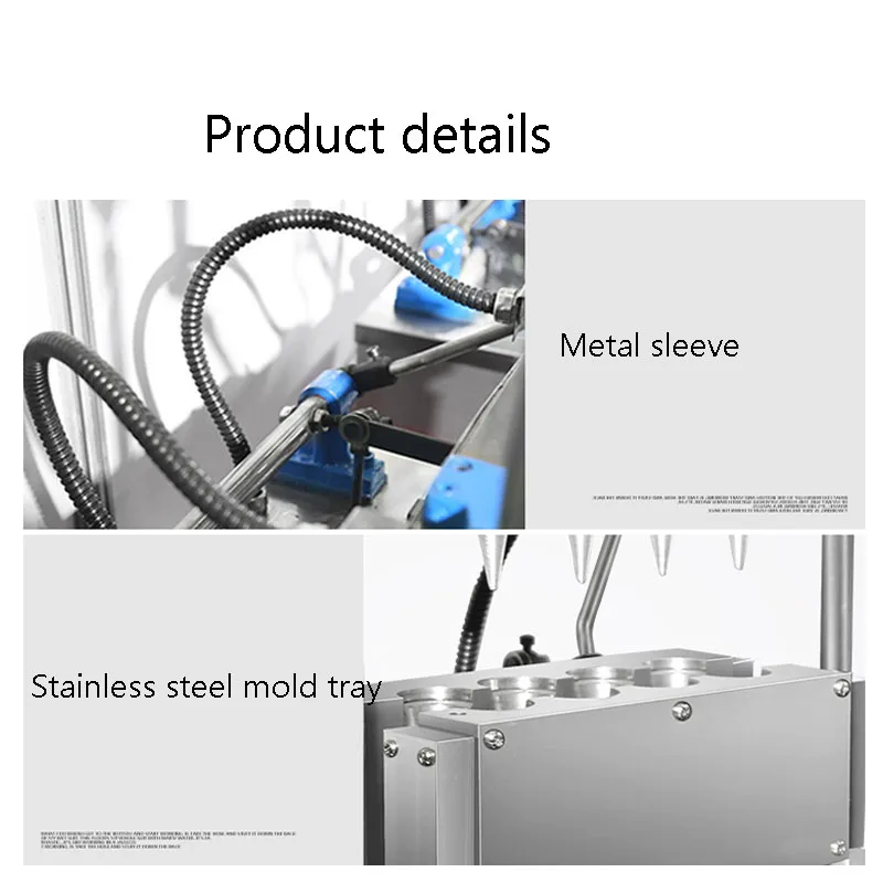 Pizza Egg Roll Making Machine Tube Baking Stainless Steel Healthy Snack Food Maker