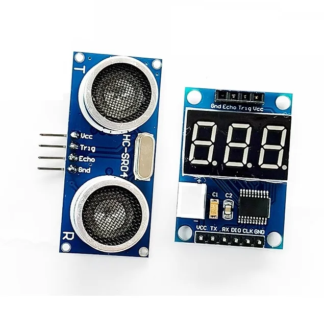 

HC-SR04 Ultrasonic Sensor Module Distance Measuring Transducer for Arduino Module Board