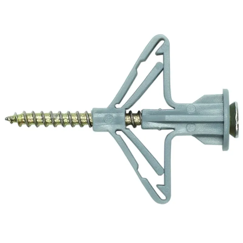 25 Sets Of Nylon Expansion Drywall Anchoring Kit Special For Drywall With Galvanized Carbon Steel Screws, Self-Drilled Wall drywall anchoring kit