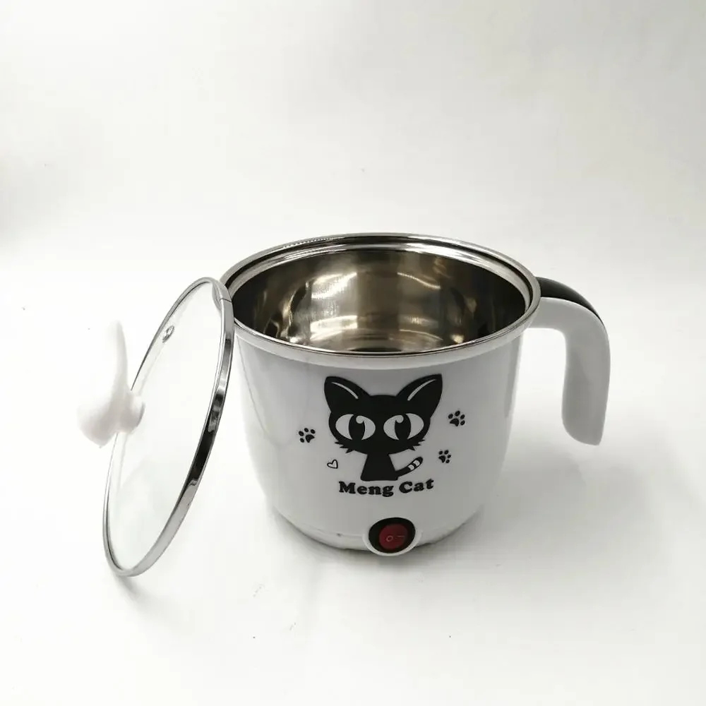 1.5L Electric Stainless Steel Hot Pot Cooker for Travel & Home EU/AU/UK/US Plug 5