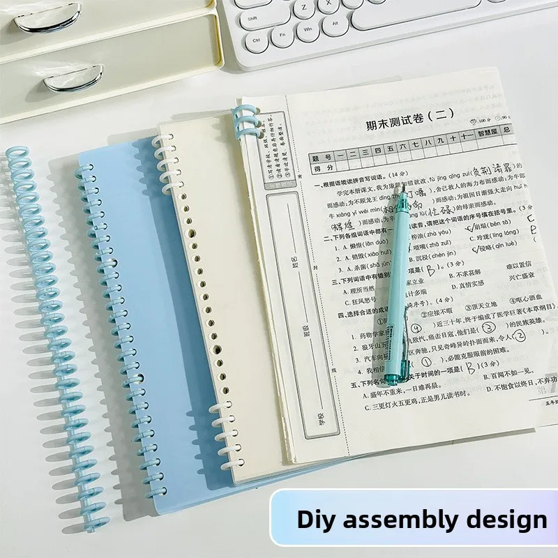 Colorful Detachable Spiral Notebook – Premium Loose Leaf Binder Planner Journal