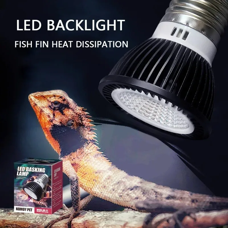 NOMOY Reptile 110/220V UVB+UVA Light Energy-Saving Led Lamp Pro Turtle Lizard Mane Lion Ultraviolet Calcium Lamp Sun