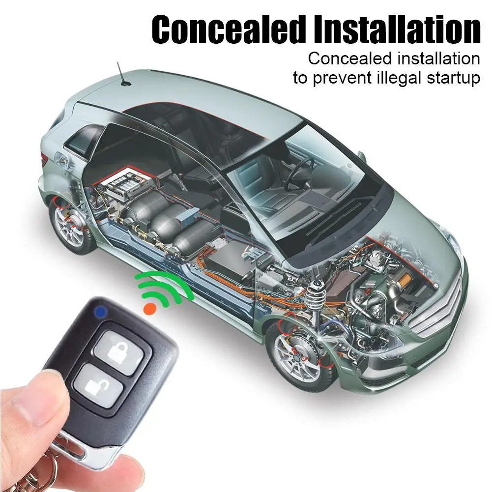 Universal Keyless Entry Car Alarm and Central Locking System