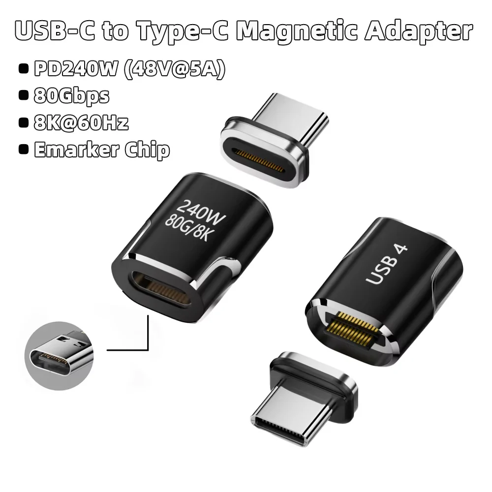 ตัวเลือกสินค้า สายชาร์จ USB-C ความเร็วสูง 240W 80Gbps รองรับ Thunderbolt 4/3