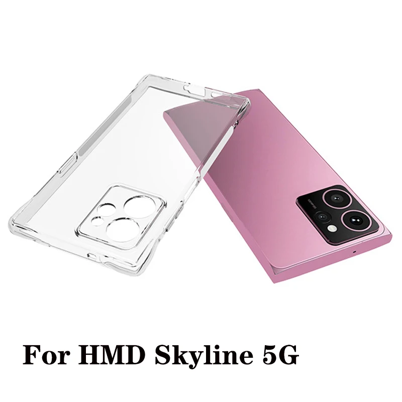 HMD Skyline TA-1600 Case Clear Airbag Silicone TPU Bumper Shockproof Back Cover Phone Case for HMD Sky Line 5G Soft Protector 5