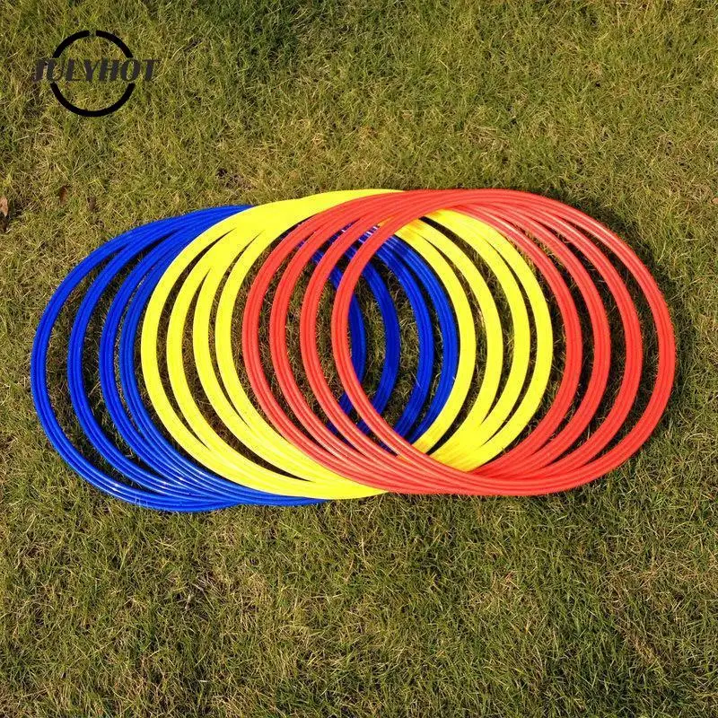 1pcs Random Durable Agility Training Rings Portable Soccer Speed Agility Training Rings Sport Football Equipment