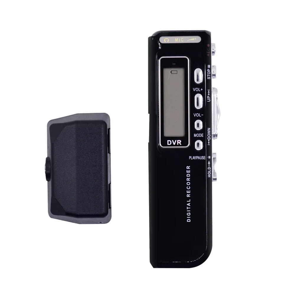 8GB 음성 활성화 휴대용 레코더 MP3 플레이어 전화 오디오 녹음 인터뷰 디지털 음성 레코더 딕 터폰