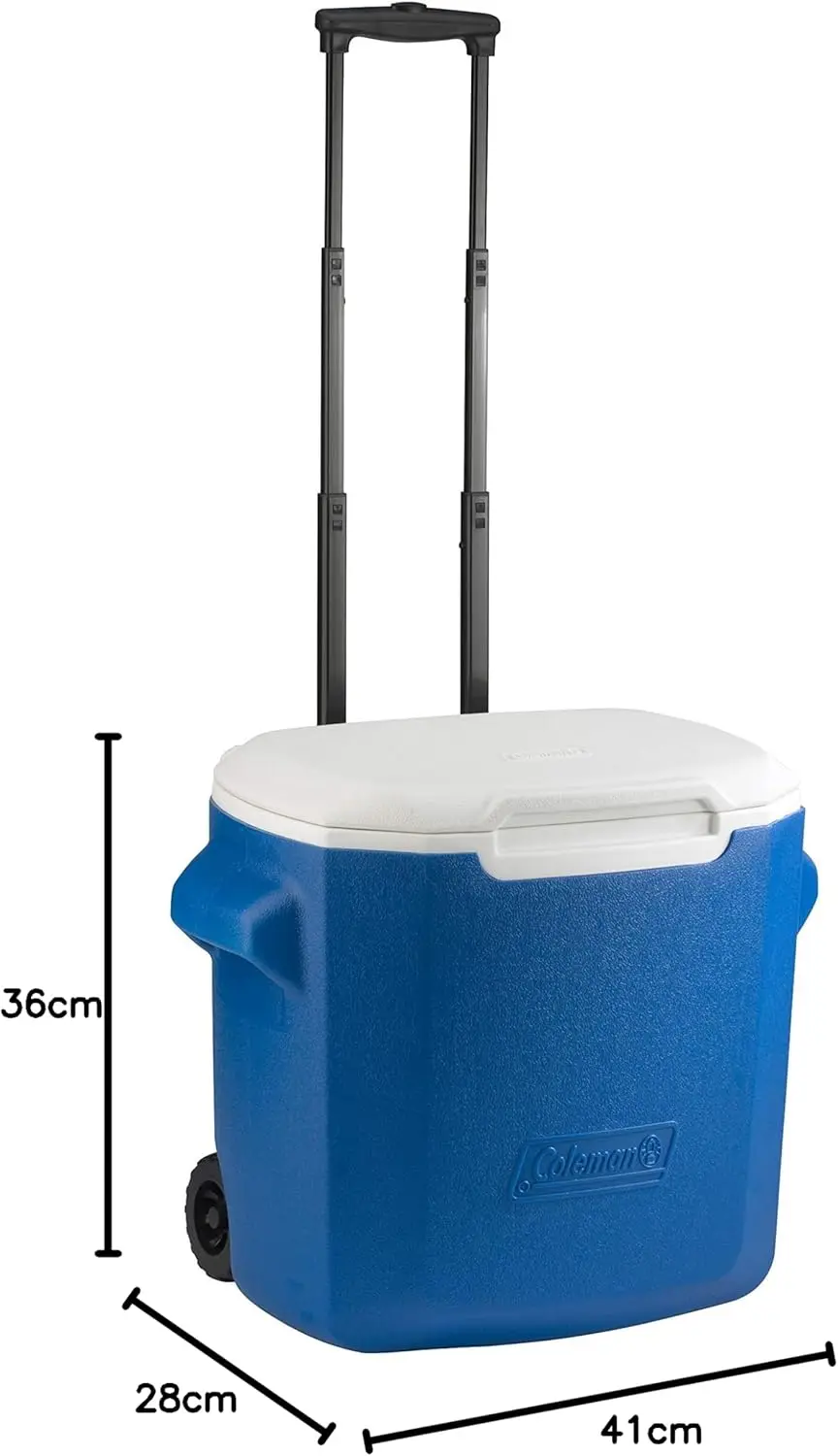 28 QT Performance Wheeled Cooler-Nevera con Ruedas, Capacidad de 26 litros, Nevera Portatil y Rigida, Porta Alimentos