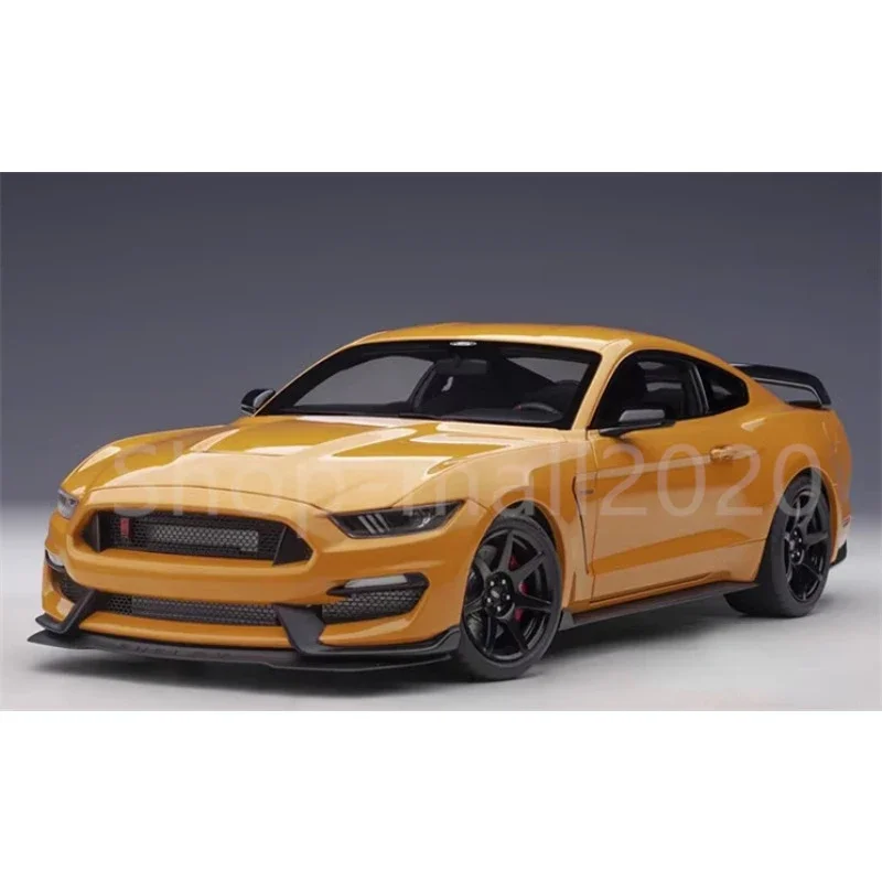 

AUTOART 1:18 для Ford mustang shelby Искусственный Сплав статическая литая модель автомобиля оранжевые Игрушки для мальчиков подарки хобби демонстрация коллекции