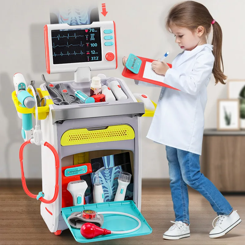 Juguete estetoscopio para niños, estetoscopio de trabajo Real para niños,  juego de rol, disfraz de enfermería, lindo médico, accesorio de juego de  simulación - AliExpress