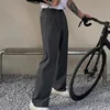 Gray Suit Pants Men Fashion Business Society Mens Dress Pants Korean Loose Straight Pants Mens Office Formal Trousers M-2XL 4