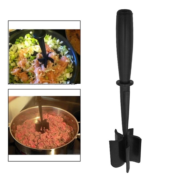 Meat Masher Ground Meat Chopper Hamburger Chopper Utensil Non Stick Mix  Chopper Mix And Chop Potato Masher Kitchen Tools - AliExpress