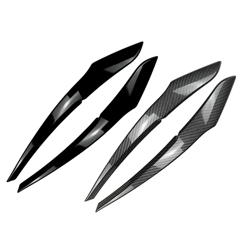 자동차 헤드라이트 눈썹 커버 장식 트림 BMW 1 시리즈 F20 F21 기본 버전 2011 2012 2013 2014용