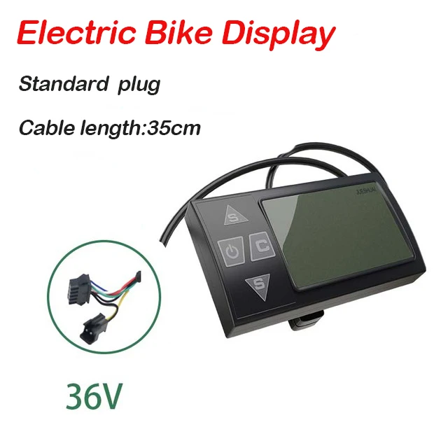 Fafeicy Écran Couleur 3.5in Vélo Électrique USB pour Moteur Bafang BBS01 BBS02 BBSHD