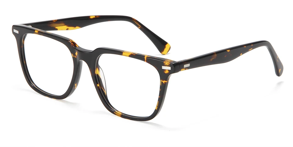 Esnbie Unisex Full Rim Square Acetate Eyeglasses 21201 - Image 5