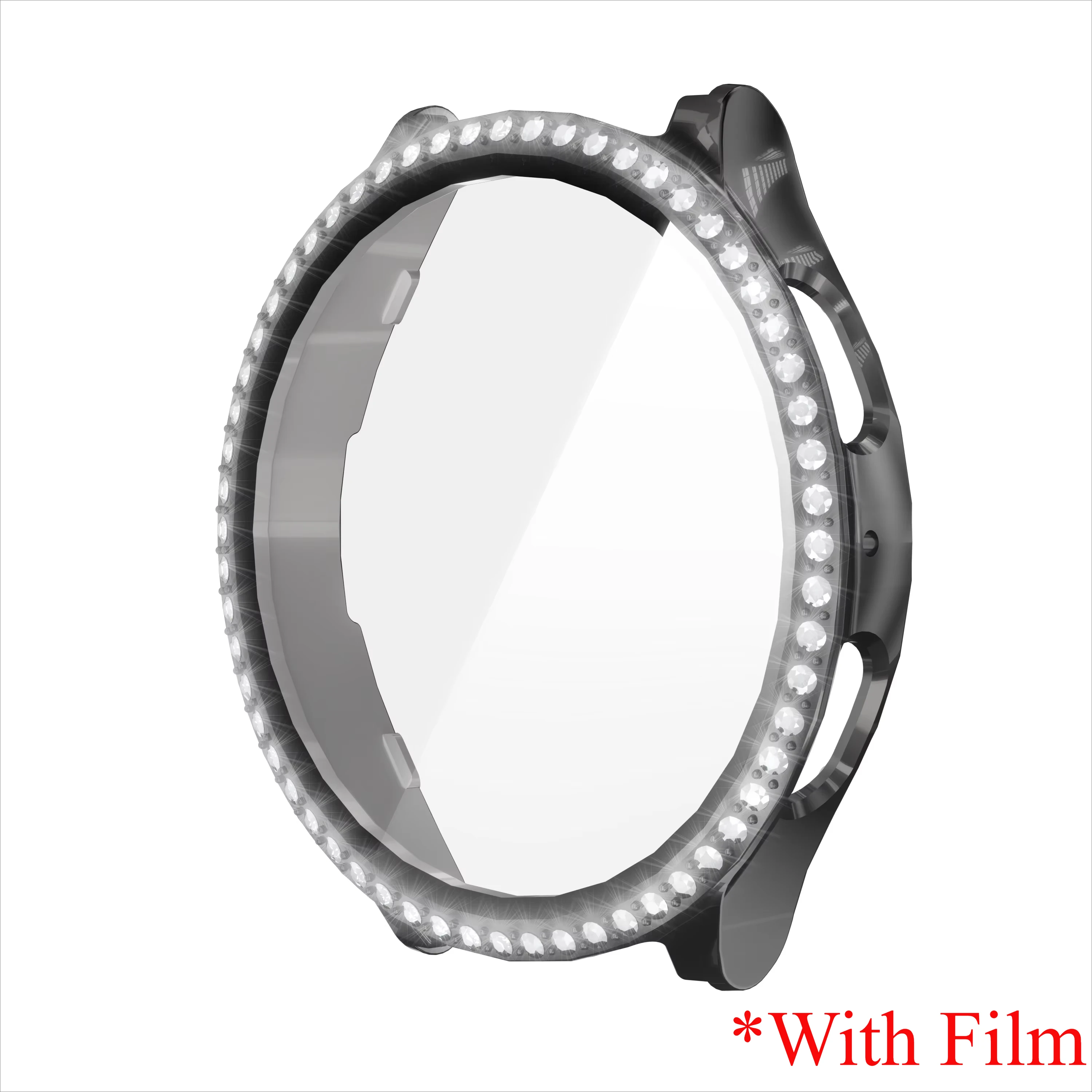 Sparkling Diamond Glass Case with Screen Protector for Samsung Galaxy Watch 7