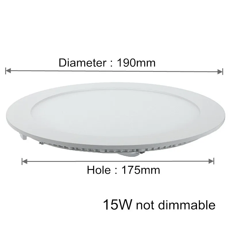 15W not dimmable