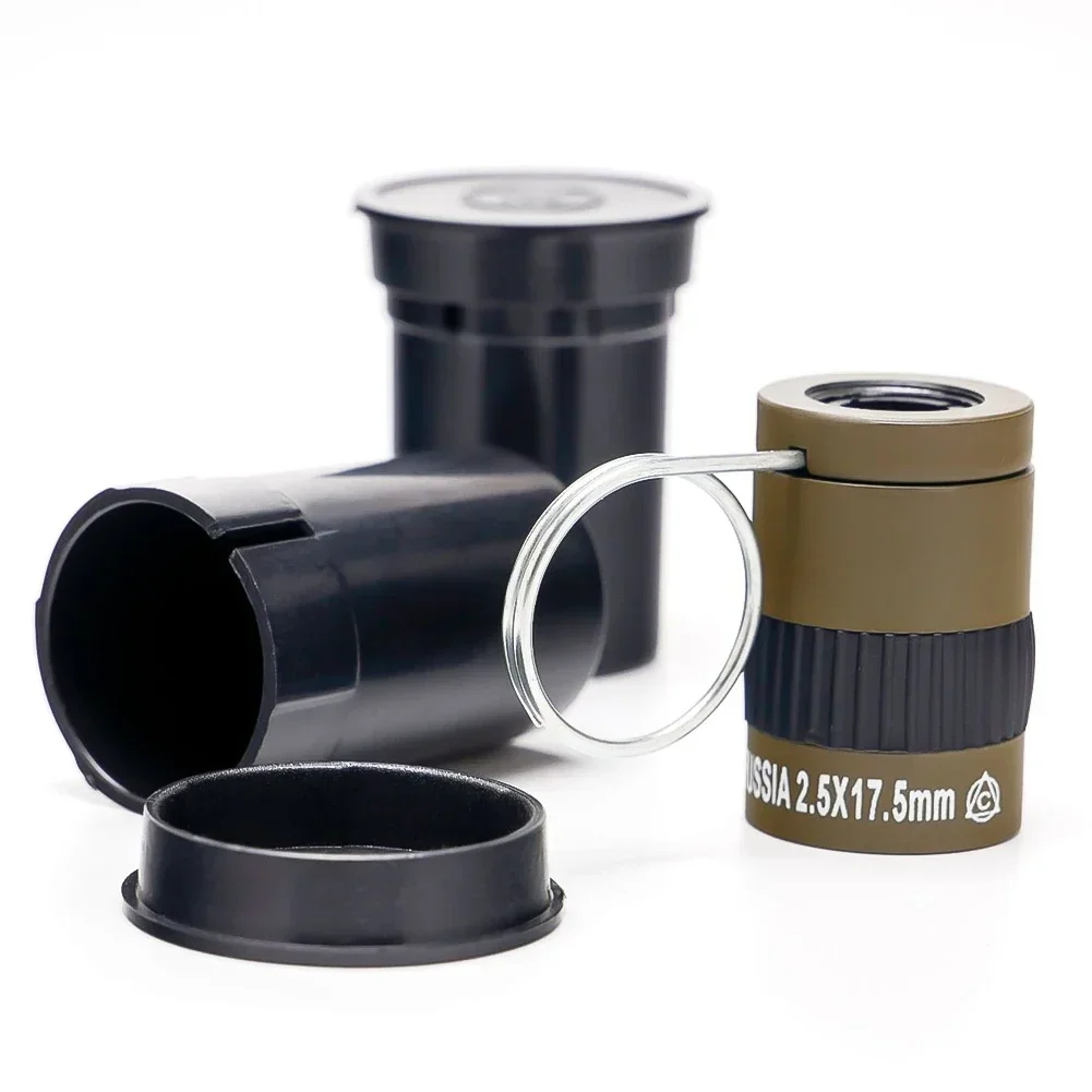 Single Eye Binoculars Pocket 2.5X17.5 Thumb Mirror Single Binoculars Finger Looking Glasses Mini New Year's Gift Camp Equipment 4