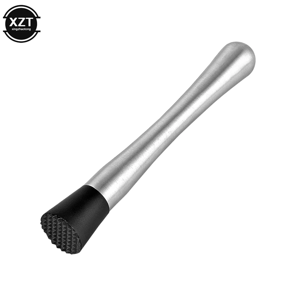 Bar Tools Wine Mixing Stick Cocktail Shaker Mojito Mint Muddler Stainless Steel Ice Crusher Hammer
