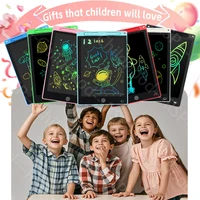 Tablettes électroniques de 12 pouces, bloc d'écriture, tableau d'écriture, tablette à dessin, écran LCD, jouets graphiques numériques pour enfants 6