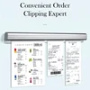 Kitchen Ticket Holder Restaurant Order Holder Slide Check Rack Paper Tab Clip Display Organizer Guest Receipt Bill Hanging Rack 1