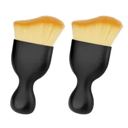 Car Interior Dust Sweeping Soft Brush Set - 2 Pcs (2pcs)