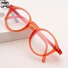 Fashion Kids Anti-blue Light Glasses Vintage Round Frame Boys Girls Computer Glasses Protection Eyeglasses Plain Glasses 5