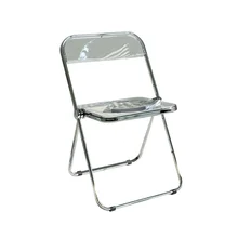 

GY Photo Chair Transparent Acrylic Folding Chair Clothing Store Layout Display Photographing Prop Decoration