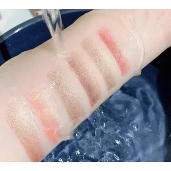 Heallor Double Color Eyeshadow Stick Gradient Shimmer Cream Pen Eye Makeup Cosmetic Eyeshadow Stick Korean Makeup - Thumbnail 4