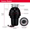 Standard 10-US-AS-12 Garbage Disposer, 1.25 HP, Disposal with Power Cord 5