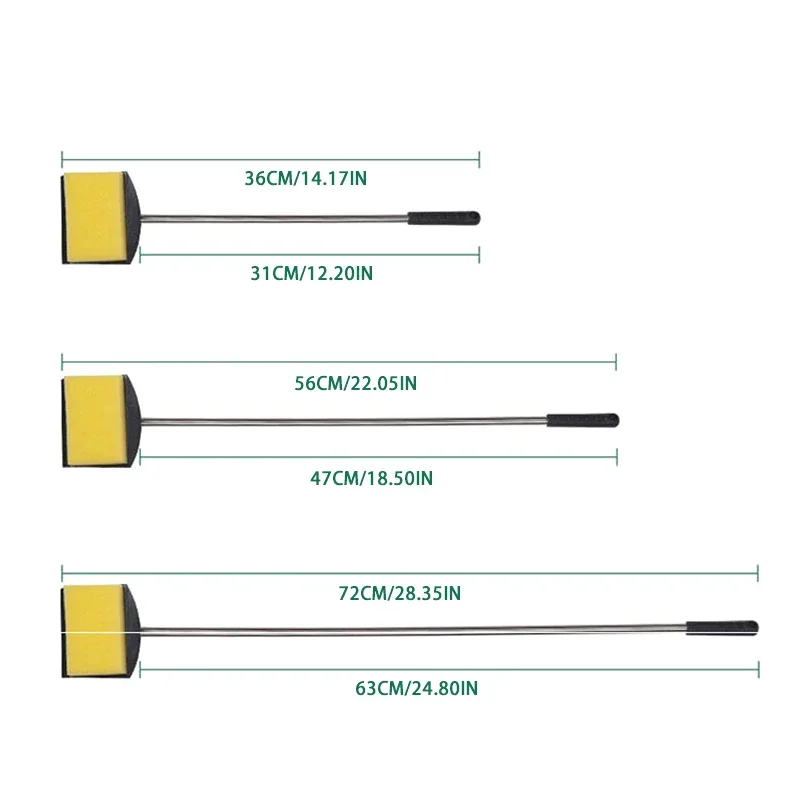 Fish Tank Cleaning Brush Long Handle Double-sided Aquarium Cleaning Tool