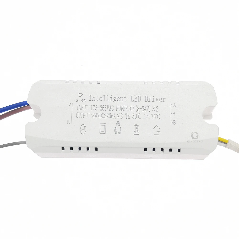 Alimentatore 24V 2.4G Per Striscia LED Bicolore – Driver Dimmer Con Telecomando, Ingresso 110-220V, Uscita DC 24V (150W)