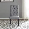 Urban Style Counter Height Dining Set Table and 6 Chairs Solid Wood Grey Button Tufted Back Stately Turned Legs Driftwood Finish 5