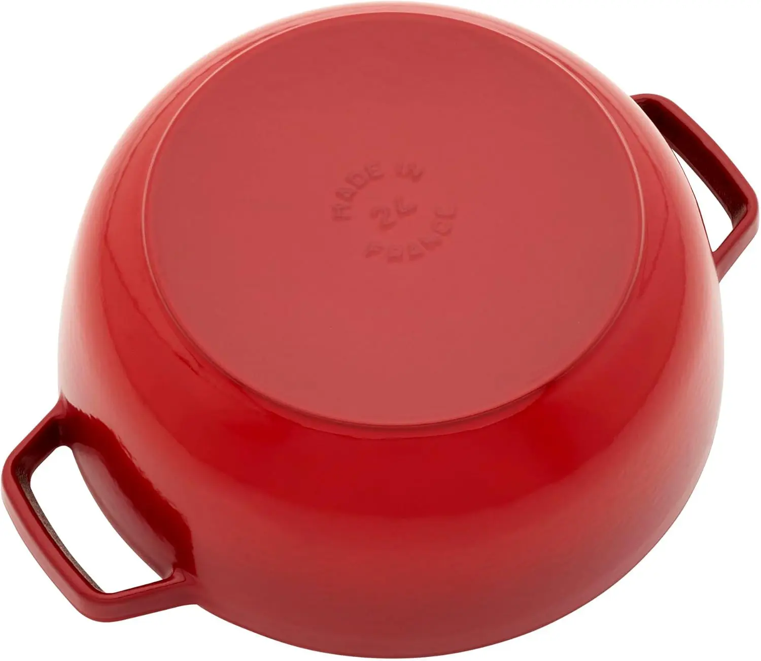 Specialty Shaped Dutch Cast Iron 3.75-qt Essential French Oven Dragon Lid-Cherry 6