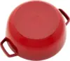 Specialty Shaped Dutch Cast Iron 3.75-qt Essential French Oven Dragon Lid-Cherry 6