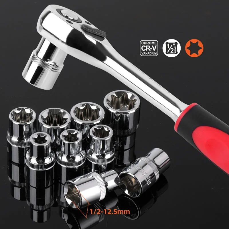 Torx Ÿ ġ  , E10-E24 Ÿ    , 4 , 5 , 14 , 1/2 ġ
