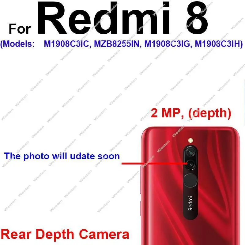 Front Selfie Rear Camera For Xiaomi Redmi 8A Small Front Facing
