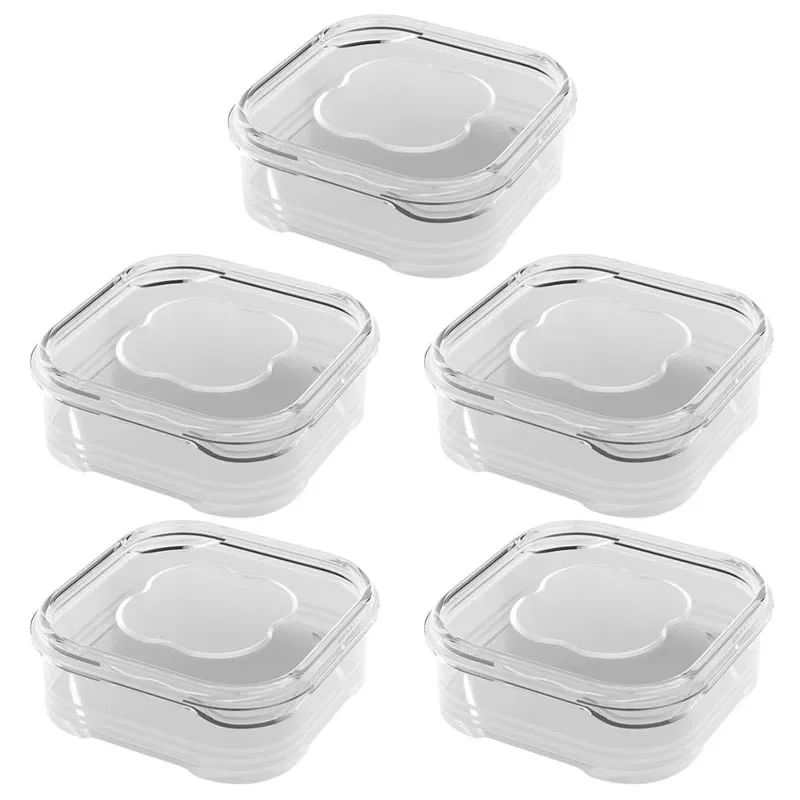 Food Fresh Box with Lid Refrigerator Storage Box Meat Vegetable Sealed Container Ginger Garlic Sub-Packed Boxes Kitchen Supplies