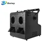 1500W Two Holes LED Smoke Bubbles Machine DMX Control DJ Disco Fog Bubble Machine for Wedding Party Dance Halloween Festival 4