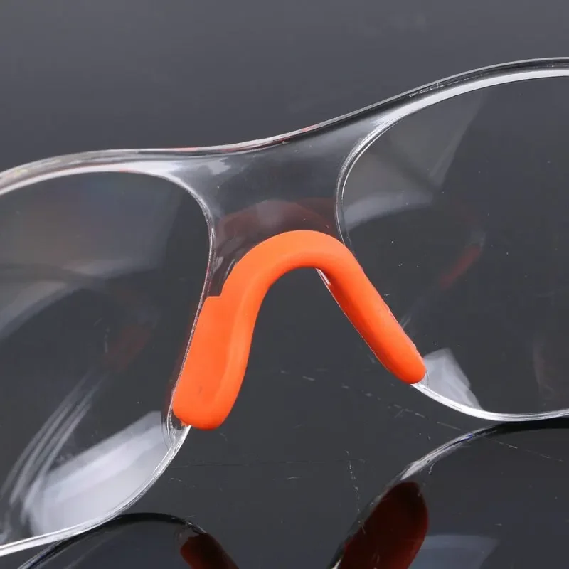 Protective Goggles Protective Glasses Lab Work Safety Eye Protective Glasses PC Material Anti Impact Wind Dust Proof Goggles Safety Riding Clear Glasses